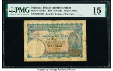 Malaya Board of Commissioners of Currency 25 Cents 1.9.1940 Pick 3 KNB2 PMG Choice Fine 15. 

HID09801242017

© 2020 Heritage Auctions | All Rights Re...