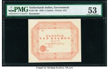 Netherlands Indies Government 5 Gulden 1846 Pick 40r Remainder PMG About Uncirculated 53. Minor repair.

HID09801242017

© 2020 Heritage Auctions | Al...