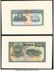 Paraguay Republica del Paraguay 10; 200 Pesos 25.10.1923 Pick 150p; 153p Two Front Proofs Crisp Uncirculated. Honduras Banco de Honduras 5 Pesos ND (1...