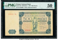 Poland Polish National Bank 500 Zlotych 1947 Pick 132 PMG About Uncirculated 50. 

HID09801242017

© 2020 Heritage Auctions | All Rights Reserved