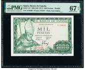Spain Banco de Espana 1000 Pesetas 1965 (ND 1971) Pick 151 PMG Superb Gem Unc 67 EPQ. 

HID09801242017

© 2020 Heritage Auctions | All Rights Reserved...