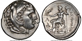 MACEDONIAN KINGDOM. Alexander III the Great (336-323 BC). AR tetradrachm (28mm, 17.23 gm, 6h). NGC AU 5/5 - 4/5. Posthumous issue of Amphipolis, ca. 3...