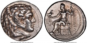 MACEDONIAN KINGDOM. Alexander III the Great (336-323 BC). AR tetradrachm (28mm, 10h). NGC XF, Fine Style. Posthumous issue of Babylon I, under Seleucu...