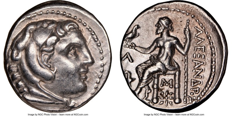 MACEDONIAN KINGDOM. Alexander III the Great (336-323 BC). AR tetradrachm (26mm, ...