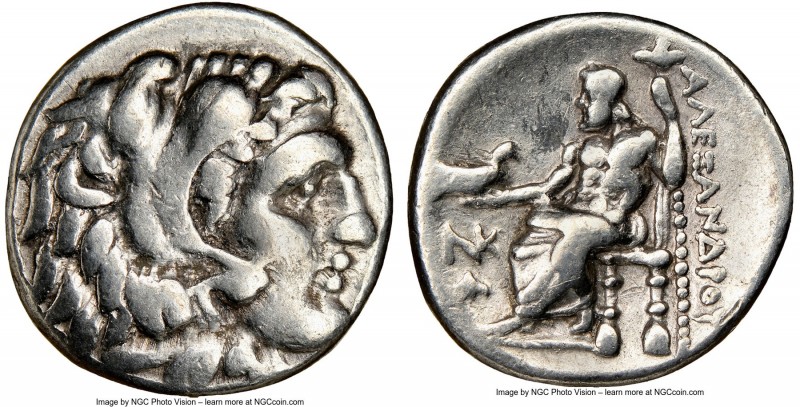 MACEDONIAN KINGDOM. Alexander III the Great (336-323 BC). AR drachm (16mm, 9h). ...