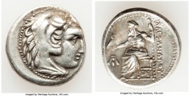 MACEDONIAN KINGDOM. Alexander III the Great (336-323 BC). AR drachm (17mm, 4.25 gm, 1h). VF. Lifetime issue of Sardes, ca. 334-323 BC. Head of Heracle...