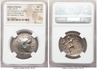 IONIA. Ephesus. Ca. 200-190 BC. AR tetradrachm (31mm, 16.84 gm, 11h). NGC VF 4/5 - 4/5. Posthumous issue in the name and types of Alexander III of Mac...
