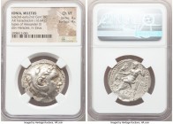 IONIA. Miletus. Ca. late 3rd-early 2nd centuries BC. AR tetradrachm (31mm, 16.84 gm, 1h). NGC Choice VF 4/5 - 4/5. Late posthumous issue in the name a...