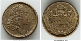 Jose I Pair of Uncertified Coin Weights ND, The first piece appears near to AU, weighing 28.63gm and measuring 29mm, and the second appears near XF wi...