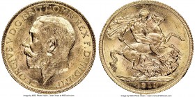 George V gold Sovereign 1911-C MS61 NGC, Ottawa mint, KM20. AGW 0.2355 oz. 

HID09801242017

© 2020 Heritage Auctions | All Rights Reserved