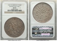 Saxony. Johann Georg I Taler 1626-HI AU55 NGC, Dresden mint, KM132, Dav-7601. Taupe-gray toning. 

HID09801242017

© 2020 Heritage Auctions | All ...