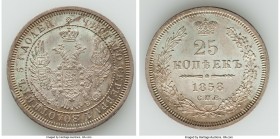 Alexander II 25 Kopecks 1858 CΠБ-ΦБ UNC, St. Petersburg mint, KM-C166.1. 24mm. 5.14gm. 

HID09801242017

© 2020 Heritage Auctions | All Rights Res...