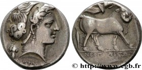 CAMPANIA - NEAPOLIS
Type : Nomos ou didrachme 
Date : c. 320-300 AC. 
Mint name / Town : Naples, Campanie 
Metal : silver 
Diameter : 20  mm
Orientati...