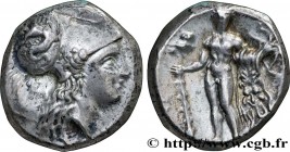 LUCANIA - HERACLEA
Type : Nomos ou statère 
Date : c. 281-278 AC. 
Mint name / Town : Lucanie, Héraclée 
Metal : silver 
Diameter : 20  mm
Orientation...