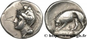 LUCANIA - VELIA
Type : Nomos, statère ou didrachme 
Date : c. 350/340 - 320/310 AC. 
Mint name / Town : Vélia, Lucanie 
Metal : silver 
Diameter : 21 ...
