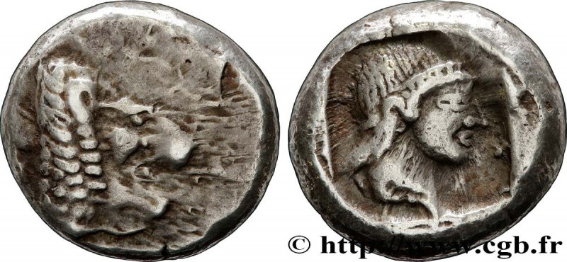 CARIA - KNIDOS
Type : Drachme 
Date : c. 465-449 AC. 
Mint name / Town : Cnide 
...
