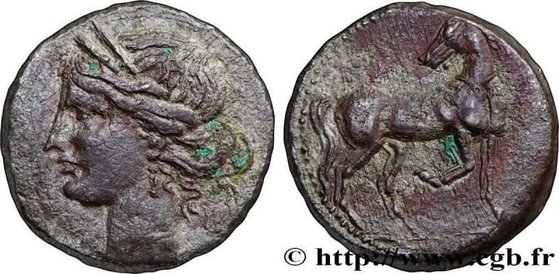 ZEUGITANA - CARTHAGE
Type : Trihemishekel 
Date : c. 203-201 AC. 
Mint name / To...