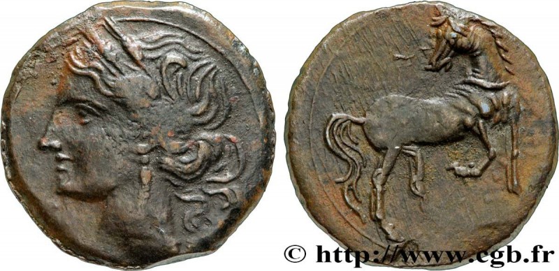 ZEUGITANA - CARTHAGE
Type : Shekel ou unité 
Date : c. 215-201 AC. 
Mint name / ...