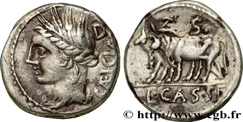 CASSIA
Type : Denier 
Date : 102 AC. 
Mint name / Town : Rome 
Metal : silver 
M...