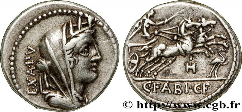 FABIA
Type : Denier 
Date : 102 AC. 
Mint name / Town : Rome 
Metal : silver 
Mi...