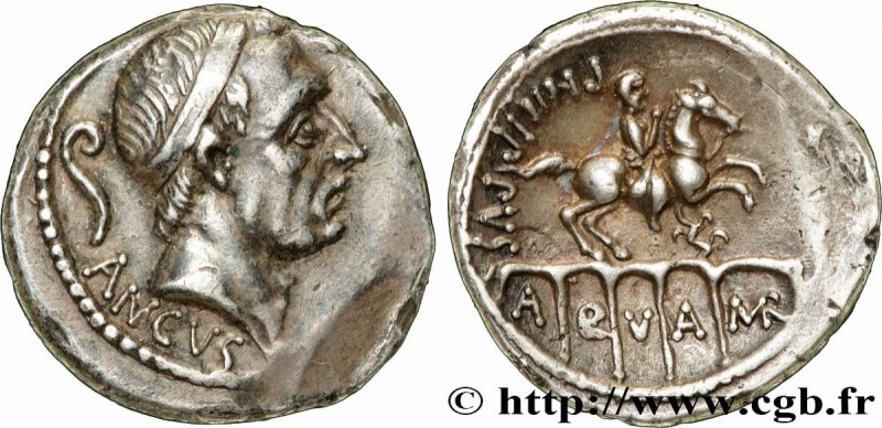 MARCIA
Type : Denier 
Date : 56 AC. 
Mint name / Town : Rome 
Metal : silver 
Mi...