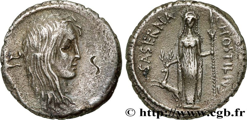 HOSTILIA
Type : Denier 
Date : 48 AC. 
Mint name / Town : Rome 
Metal : silver 
...