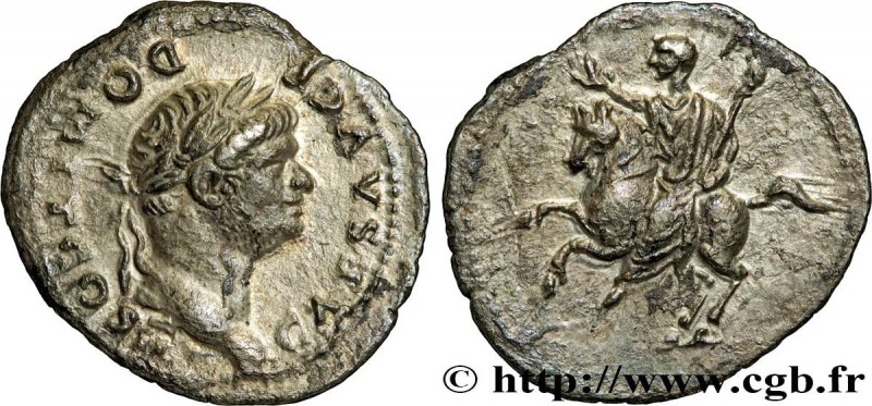 DOMITIANUS
Type : Denier 
Date : 73 
Mint name / Town : Rome 
Metal : silver 
Mi...