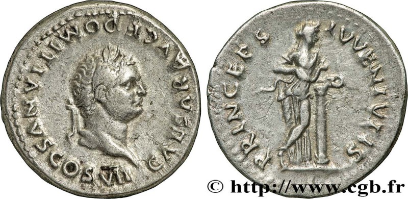 DOMITIANUS
Type : Denier 
Date : 79 
Mint name / Town : Rome 
Metal : silver 
Mi...
