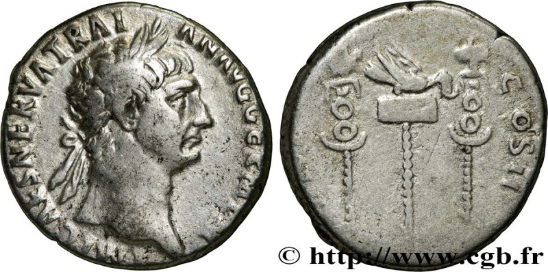 TRAJANUS
Type : Cistophore 
Date : 98 
Mint name / Town : Ephèse ou Pergame 
Met...