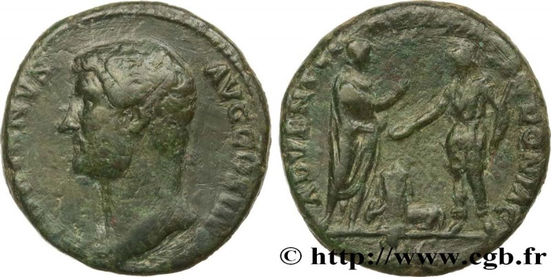 HADRIAN
Type : As 
Date : 136 
Mint name / Town : Rome 
Metal : bronze 
Diameter...