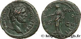 ANTONINUS PIUS
Type : As 
Date : 139 
Mint name / Town : Rome 
Metal : copper 
Diameter : 28  mm
Orientation dies : 7  h.
Weight : 11,67  g.
Rarity : ...