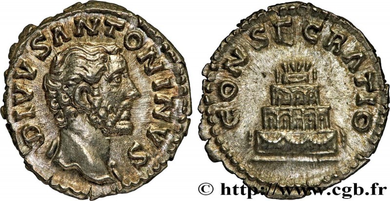 DIVUS ANTONINUS PIUS
Type : Denier 
Date : 161 
Mint name / Town : Rome 
Metal :...