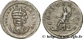 JULIA DOMNA
Type : Antoninien 
Date : 216 
Mint name / Town : Rome 
Metal : silver 
Millesimal fineness : 500  ‰
Diameter : 24  mm
Orientation dies : ...