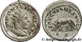PHILIPPUS
Type : Antoninien 
Date : 248 
Mint name / Town : Rome 
Metal : billon 
Millesimal fineness : 450  ‰
Diameter : 23,5  mm
Orientation dies : ...