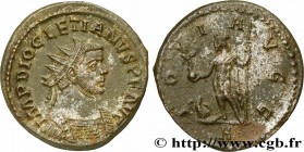 DIOCLETIAN
Type : Aurelianus 
Date : printemps 290-291 
Date : 290-291 
Mint name / Town : Lyon 
Metal : billon 
Millesimal fineness : 50  ‰
Diameter ...