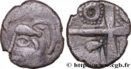 GALLIA - SOUTH WESTERN GAUL - PETROCORII (Area of Perigueux)
Type : Drachme "type de Belvès", S. 220 
Date : Ier siècle av. J.-C 
Metal : silver 
Diam...