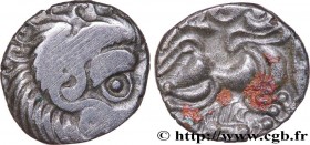 CORIOSOLITÆ (Area of Corseul, Cotes d'Armor)
Type : Quart de statère de billon, classe III au nez en epsilon 
Date : c. 80-50 AC. 
Mint name / Town : ...