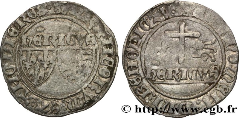 HENRY VI OF LANCASTER
Type : Blanc aux écus 
Date : 23/11/1423 
Date : n.d. 
Min...