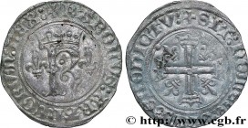 CHARLES VIII
Type : Karolus 
Date : 11/11/1488 
Date : n.d. 
Mint name / Town : Paris 
Metal : billon 
Millesimal fineness : 319  ‰
Diameter : 25  mm
...
