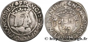FRANCIS I
Type : Demi-teston, 13e type 
Date : (1527-1528) 
Date : n.d. 
Mint name / Town : Dijon 
Metal : silver 
Millesimal fineness : 898  ‰
Diamet...