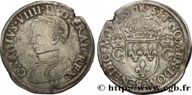 CHARLES IX
Type : Teston, 2e type 
Date : (MDLXVII) 
Date : 1567 
Mint name / Town : Toulouse 
Quantity minted : 266679 
Metal : silver 
Millesimal fi...
