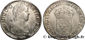 LOUIS XIV "THE SUN KING"
Type : Écu à la mèche longue 
Date : 1652 
Mint name / Town : Bayonne 
Quantity minted : 36912 
Metal : silver 
Millesimal fi...