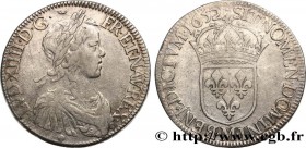 LOUIS XIV "THE SUN KING"
Type : Écu à la mèche longue 
Date : 1652 
Mint name / Town : Toulouse 
Quantity minted : 86984 
Metal : silver 
Millesimal f...