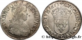 LOUIS XIV "THE SUN KING"
Type : Écu à la mèche longue 
Date : 1653 
Mint name / Town : Rennes 
Metal : silver 
Millesimal fineness : 917  ‰
Diameter :...