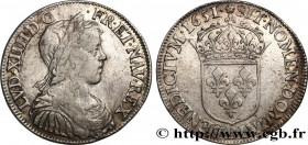 LOUIS XIV "THE SUN KING"
Type : Demi-écu à la mèche longue 
Date : 1651 
Mint name / Town : Rouen 
Quantity minted : 294014 
Metal : silver 
Millesima...