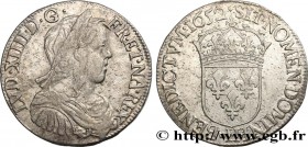 LOUIS XIV "THE SUN KING"
Type : Demi-écu à la mèche longue 
Date : 1652 
Mint name / Town : La Rochelle 
Quantity minted : 6740 
Metal : silver 
Mille...