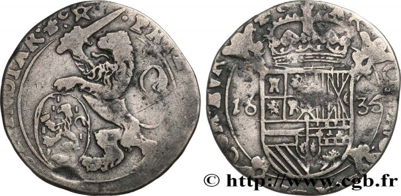 COUNTY OF BURGUNDY - PHILIP IV OF SPAIN
Type : Demi-teston ou escalin 
Date : 16...