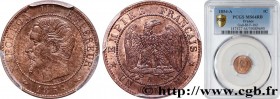 SECOND EMPIRE
Type : Un centime Napoléon III, tête nue 
Date : 1854 
Mint name / Town : Paris 
Quantity minted : 2995017 
Metal : bronze 
Diameter : 1...