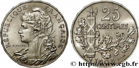 III REPUBLIC
Type : Essai de 25 centimes Patey, 2e type, tranche à 22 pans 
Date : 1904 
Mint name / Town : Paris 
Quantity minted : --- 
Metal : nick...