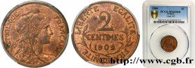 III REPUBLIC
Type : 2 centimes Daniel-Dupuis 
Date : 1909 
Mint name / Town : Paris 
Quantity minted : 1750000 
Metal : bronze 
Diameter : 20  mm
Orie...